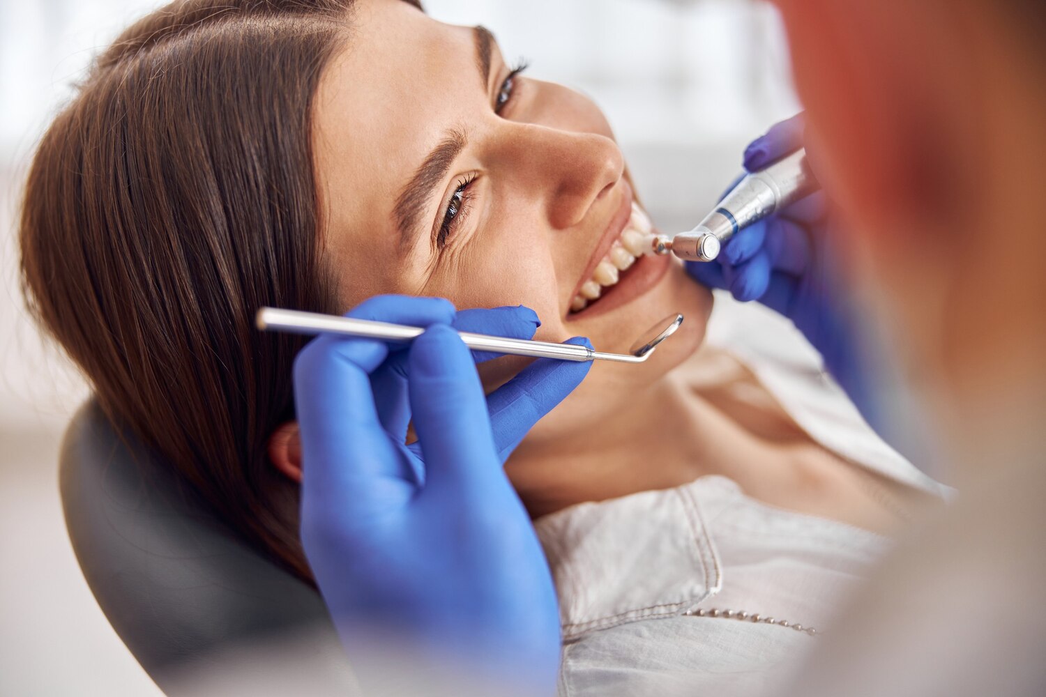 Female Patient Dental Procedure Doctor Using Dental Instruments Modern Dental Clinic 341052 2843 Female Patient Dental Procedure Doctor Using Dental Instruments Modern Dental Clinic 341052 2843